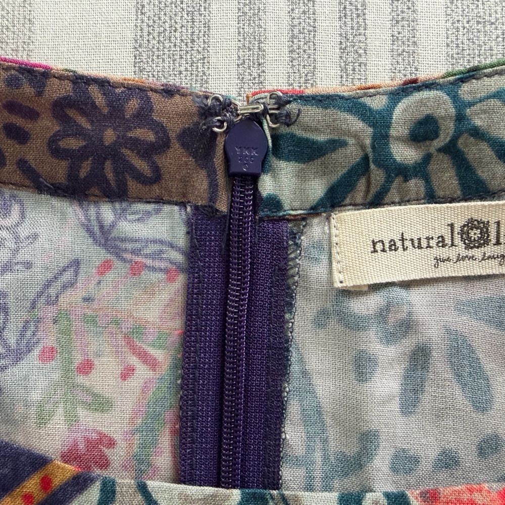 NATURAL LIFE Vibrant Patchwork Maxi Skirt - Picture 5 of 6